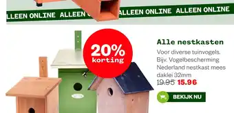 Welkoop Alle nestkasten aanbieding