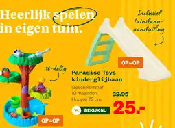 Welkoop Paradiso Toys kinderglijbaan aanbieding
