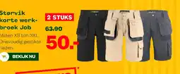 Welkoop Størvik korte werk- broek Job aanbieding