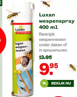 Welkoop Luxan wespenspray 400 m1 aanbieding