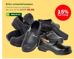 Welkoop Alle schoenklompen aanbieding