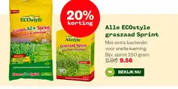 Welkoop Alle ECOstyle graszaad Sprint aanbieding