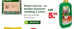 Welkoop Pokon terras- en balkon planten- voeding 1 liter aanbieding