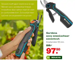 Welkoop Gardena accu snoeischaar assistcut aanbieding