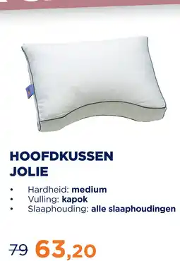 TotaalBED Hoofdkussen Jolie | kapok aanbieding