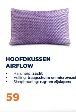 TotaalBED Hoofdkussen Airflow | traagschuim aanbieding