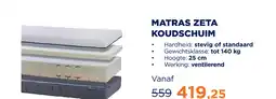 TotaalBED Matras Zeta koudschuim | 70 x 200 cm | Standaard aanbieding