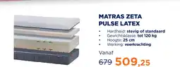 TotaalBED Matras Zeta pulse-latex | 70 x 200 cm | Standaard aanbieding