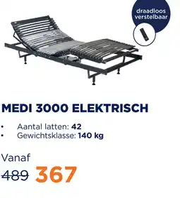 TotaalBED Lattenbodem Medi 3000 elektrisch draadloos aanbieding