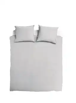 TotaalBED Dekbedovertrek Noa Ice Grey | 140 x 200/220 cm aanbieding