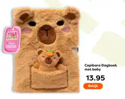 The Read Shop Capibara Dagboek met baby aanbieding