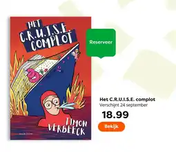 The Read Shop Het C.R.U.I.S.E. complot aanbieding
