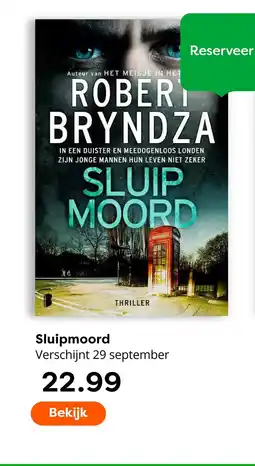 The Read Shop Sluipmoord aanbieding