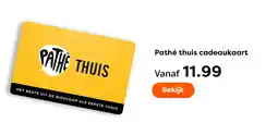 The Read Shop Pathé thuis cadeaukaart aanbieding