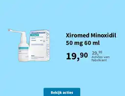 Plein.nl Xiromed Minoxidil 50 mg 60 ml aanbieding