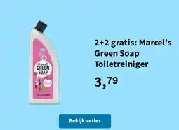 Plein.nl 2+2 gratis: Marcel's Green Soap Toiletreiniger aanbieding