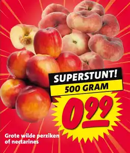 Nettorama Grote wilde perziken of nectarines aanbieding