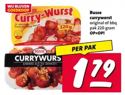 Nettorama Busse curryworst aanbieding