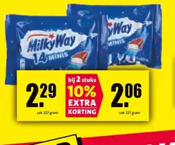 Nettorama Milky Way 14 MINIS aanbieding
