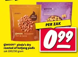 Nettorama gwoon pinda's dry roasted of katjang pedis aanbieding