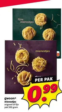 Nettorama gwoonº mienestjes aanbieding