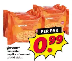 Nettorama gwoonº maiswafel paprika of zeezout aanbieding