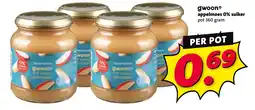 Nettorama gwoonº appelmoes 0% suiker aanbieding