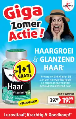 Lucovitaal Haar Vitamines gummies aanbieding