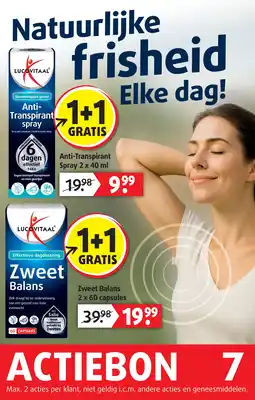 Lucovitaal Anti-Transpirant Spray aanbieding
