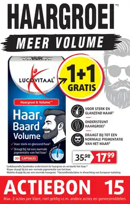 Lucovitaal Haar & baard volume aanbieding