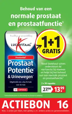 Lucovitaal Prostaat potentie & urinewegen aanbieding