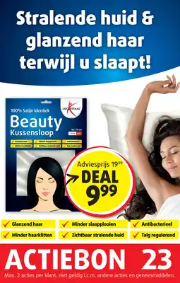 Lucovitaal 100% Satijn Identiek Beauty Kussensloop aanbieding