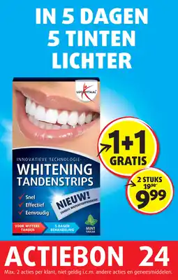 Lucovitaal Whitening Tandenstrips aanbieding