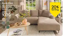 Leen Bakker Bekijk Bank Elsa aanbieding