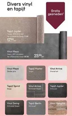 Leen Bakker Bekijk Divers vinyl en tapijt aanbieding