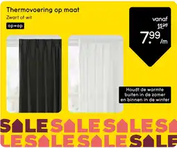 Leen Bakker Bekijk Thermovoering op maat aanbieding
