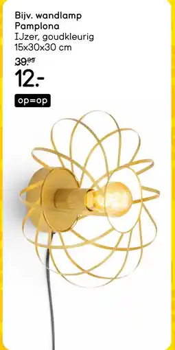 Leen Bakker Bekijk Wandlamp Pamplona aanbieding