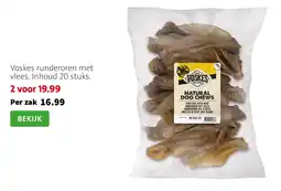 Intratuin Voskes runderoren met vlees. Inhoud 20 stuks. aanbieding
