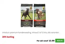 Intratuin Intratuin premium hondenvoeding. aanbieding