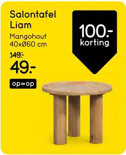 Leen Bakker Bekijk Salontafel Liam aanbieding