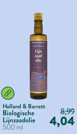 Holland & Barrett Biologische Lijnzaadolie aanbieding