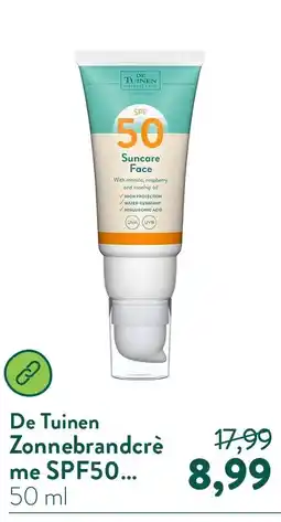 Holland & Barrett Zonnebrandcrème SPF50 Gezicht aanbieding