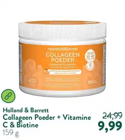 Holland & Barrett Collageen Poeder + Vitamine C & Biotine aanbieding