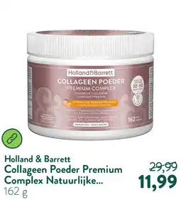 Holland & Barrett Collageen Poeder Premium Complex Natuurlijke Sinaasappelsmaak aanbieding