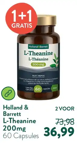 Holland & Barrett L-Theanine 200mg aanbieding