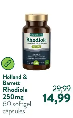 Holland & Barrett Rhodiola 250mg aanbieding