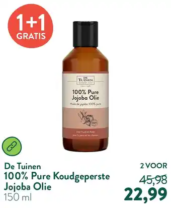 Holland & Barrett 100% Pure Koudgeperste Jojoba Olie aanbieding