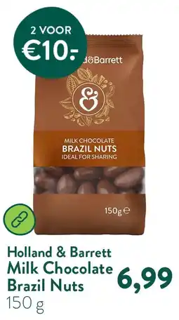 Holland & Barrett Milk Chocolate Brazil Nuts aanbieding