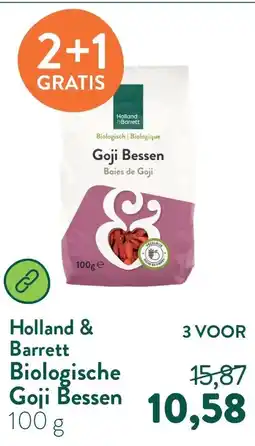 Holland & Barrett Biologische Goji Bessen aanbieding