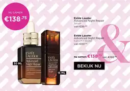 ICI Paris XL Estée Lauder Advanced Night Repair Serum en Eye Lift + Sculpt aanbieding